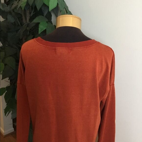 PINK Rose Large rust colored sweatshirt - Picture 11 of 16